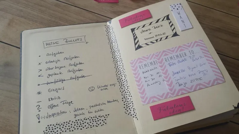Bullet Journal im Mama-Alltag: Key