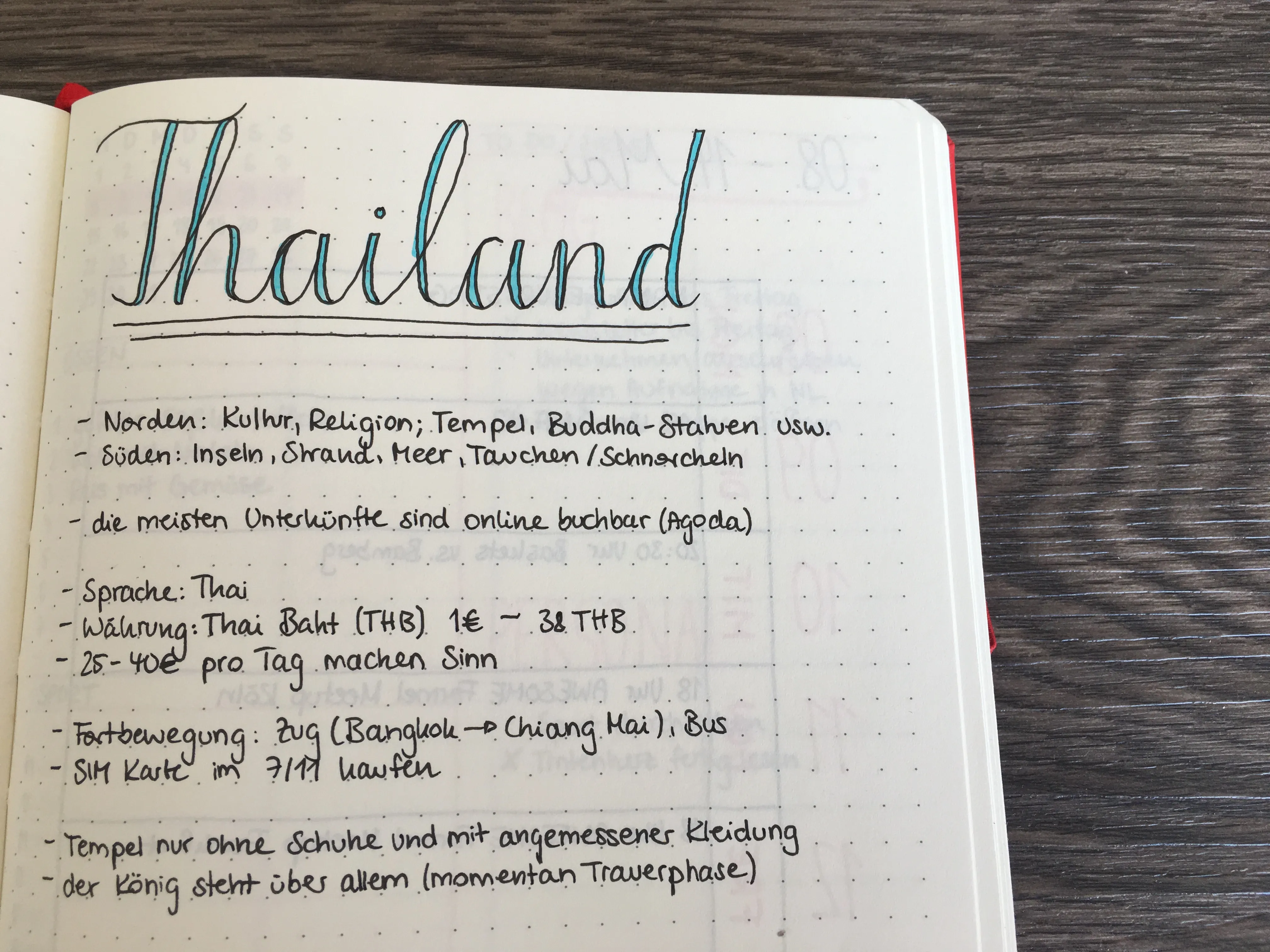 Informationen über Thailand