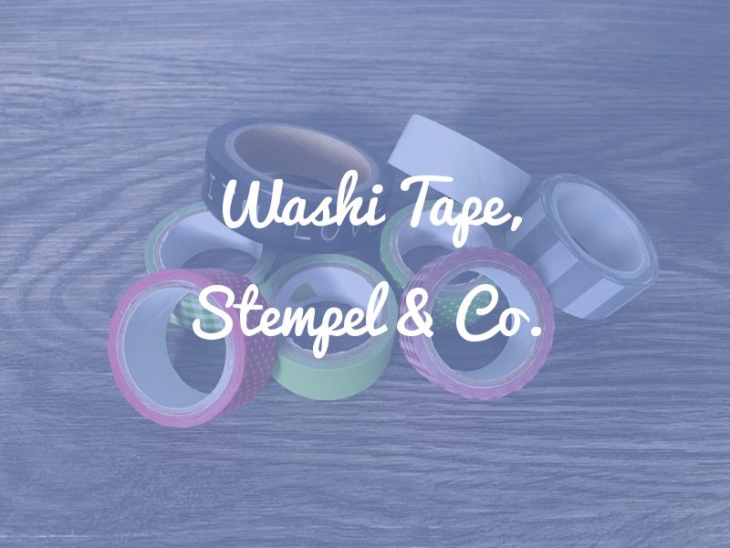 Washi Tape, Stempel & Co.: Zubehör für dein Bullet Journal