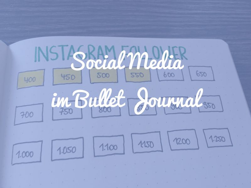 Social Media Tracking im Bullet Journal