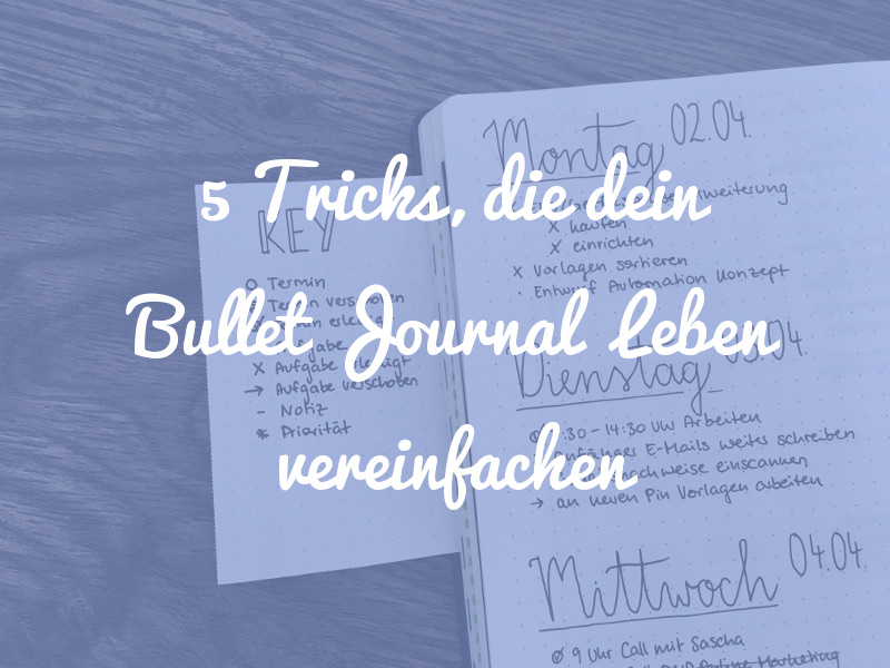 Bullet Journal Tricks